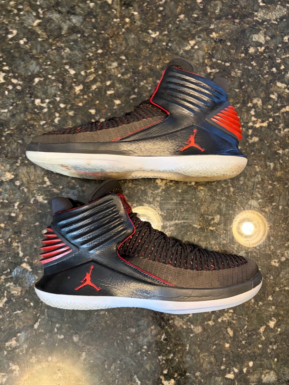 🔥🔥Nike Air Jordan 32 XXXII “Banned” Black Red Size 10.5 Men VNDS w/ Box🔥🔥